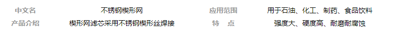 不銹鋼楔形網(wǎng)濾芯的優(yōu)勢(shì)_http://www.dgjiali.cn_新聞資訊_第1張